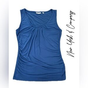New York & Company Vibrant Blue Tank Top